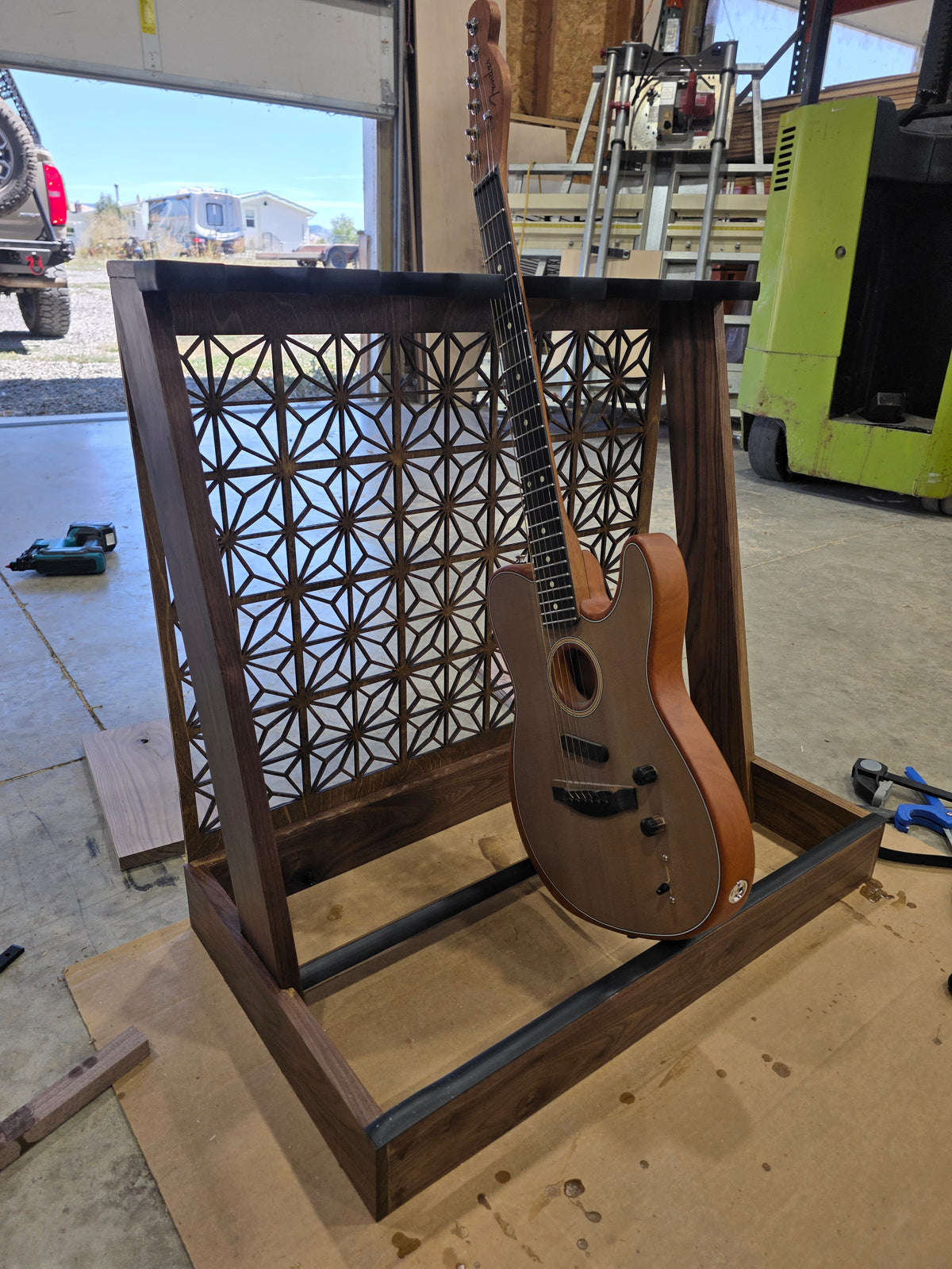 Midcentury Modern Guitar Stand